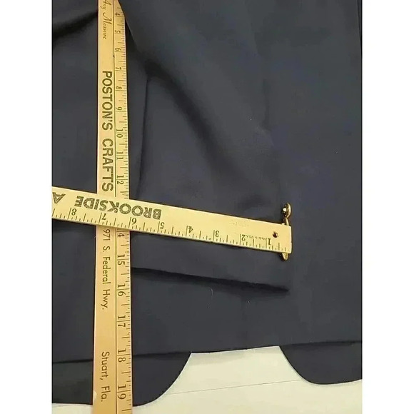 Lauren Ralph Lauren Blazer Suit Jacket Men's Size 44L Blue 100% Wool Gold Button - Picture 9 of 9